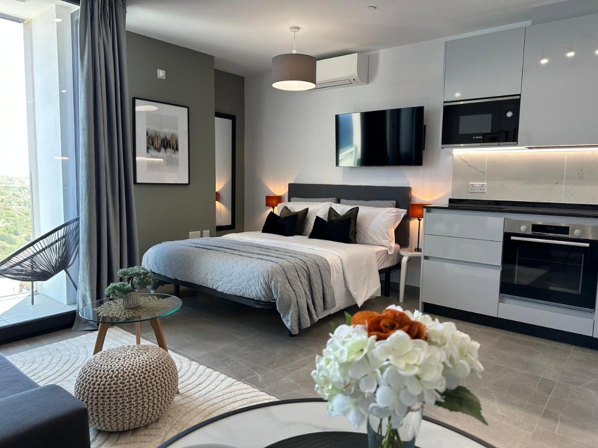 E1 Presidential Studios On High Floor With Stunning Sea Views Cebelitarık Dış mekan fotoğraf